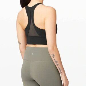 136 Lululemon Invigorate Bra * Long Line - Black